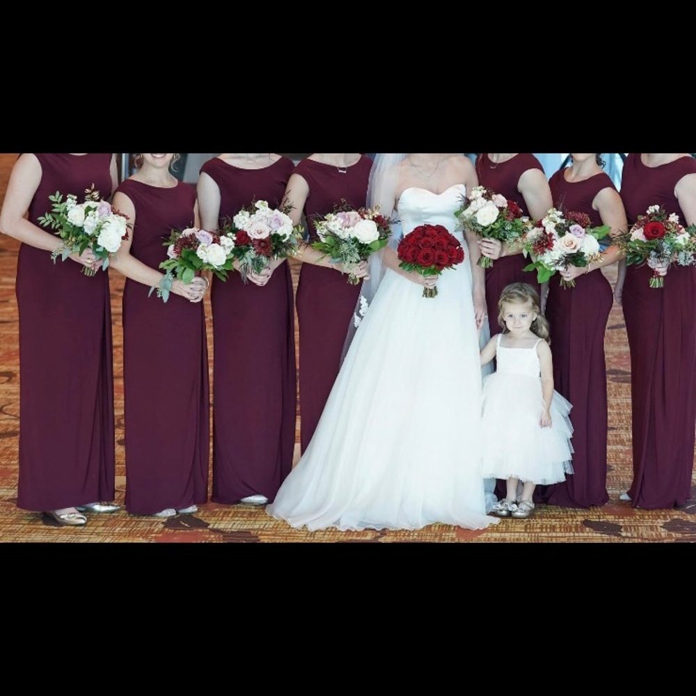 Sorella Vita full length bridesmaid dress size 6.